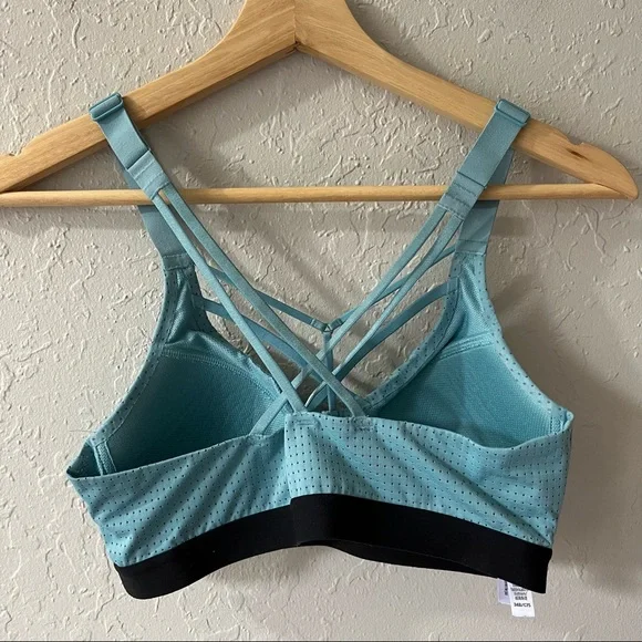 Victoria Secret Strappy Sports Bra Blue 34B - Picture 5 of 9